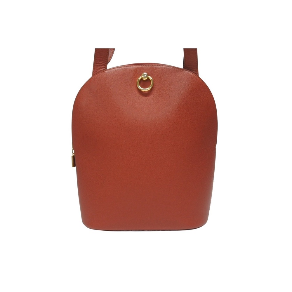 Celine Ring Bag Red Logo Shoulder Leather Tote
